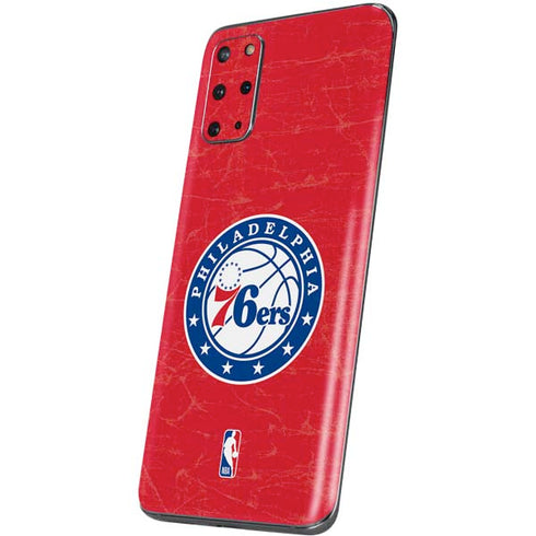 NBA Philadelphia 76ers Distressed Galaxy S20 Plus Skin