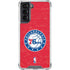 NBA Philadelphia 76ers Distressed Galaxy S22 Clear Case
