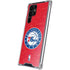 NBA Philadelphia 76ers Distressed Galaxy S23 Ultra Clear Case