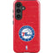NBA Philadelphia 76ers Distressed Galaxy S24 Impact Case