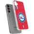 NBA Philadelphia 76ers Distressed Galaxy S24 Plus Clear Case