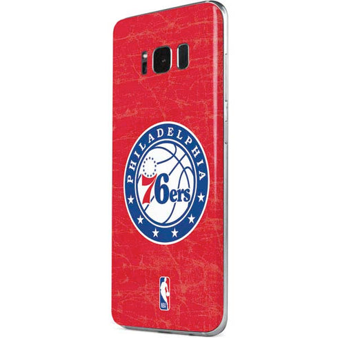 NBA Philadelphia 76ers Distressed Galaxy S8 Skin
