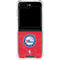 NBA Philadelphia 76ers Distressed Galaxy Z Flip5 5G Clear Case
