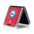 NBA Philadelphia 76ers Distressed Galaxy Z Flip5 5G Clear Case