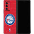 NBA Philadelphia 76ers Distressed Galaxy Z Fold2 5G Skin
