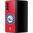 NBA Philadelphia 76ers Distressed Galaxy Z Fold3 5G Skin