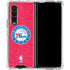 NBA Philadelphia 76ers Distressed Galaxy Z Fold4 5G Clear Case