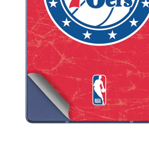 NBA Philadelphia 76ers Distressed Galaxy Z Fold6 Skin