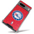 NBA Philadelphia 76ers Distressed Google Pixel 8a Clear Case
