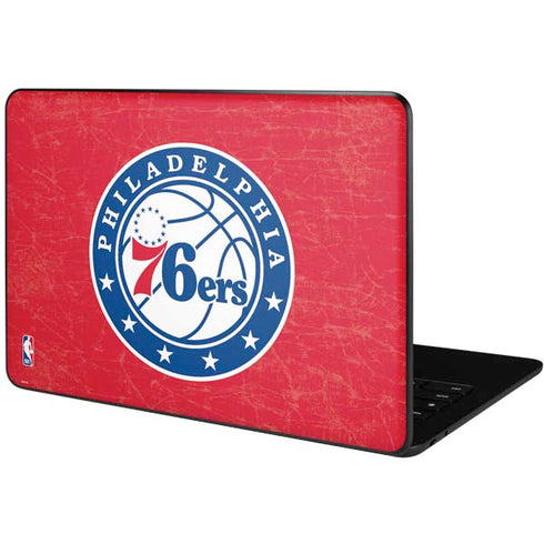 NBA Philadelphia 76ers Distressed Google Pixelbook Go Skin