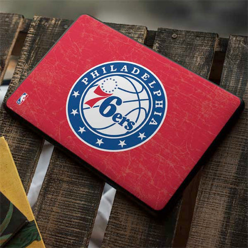 NBA Philadelphia 76ers Distressed Google Pixelbook Go Skin
