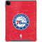 NBA Philadelphia 76ers Distressed iPad Pro 12.9in (2020) Clear Case