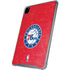 NBA Philadelphia 76ers Distressed iPad Pro 12.9in (2020) Clear Case
