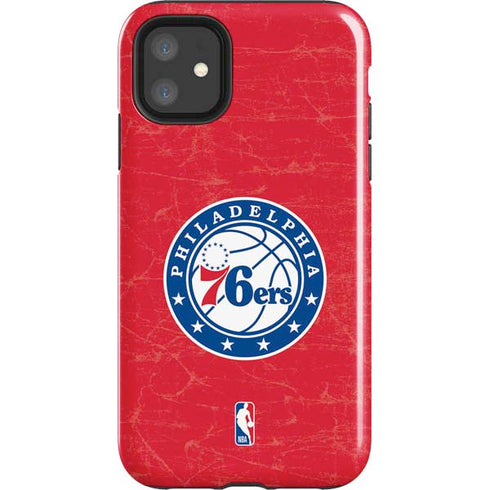 NBA Philadelphia 76ers Distressed iPhone 11 Impact Case