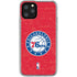 NBA Philadelphia 76ers Distressed iPhone 11 Pro Clear Case