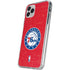 NBA Philadelphia 76ers Distressed iPhone 11 Pro Clear Case