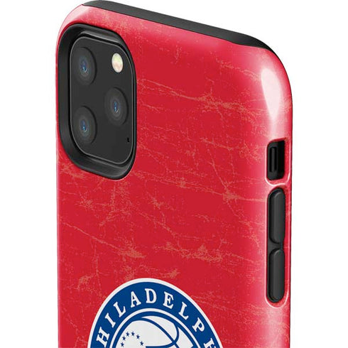 NBA Philadelphia 76ers Distressed iPhone 11 Pro Max Impact Case