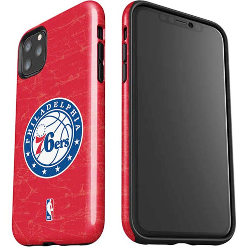 NBA Philadelphia 76ers Distressed iPhone 11 Pro Max Impact Case