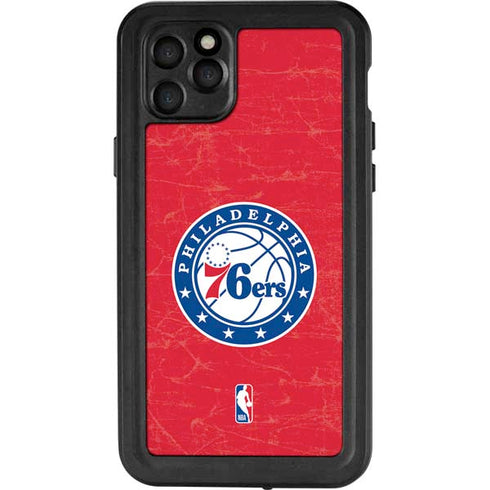 NBA Philadelphia 76ers Distressed iPhone 11 Pro Max Waterproof Case