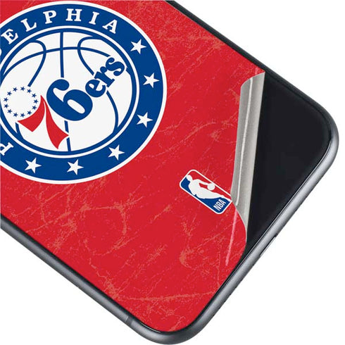 NBA Philadelphia 76ers Distressed iPhone 11 Skin