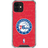 NBA Philadelphia 76ers Distressed iPhone 12 Clear Case