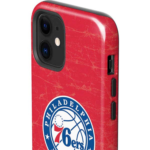 NBA Philadelphia 76ers Distressed iPhone 12 Impact Case
