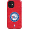 NBA Philadelphia 76ers Distressed iPhone 12 Mini Impact Case