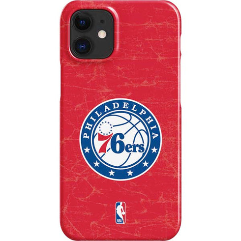 NBA Philadelphia 76ers Distressed iPhone 12 Mini Lite Case