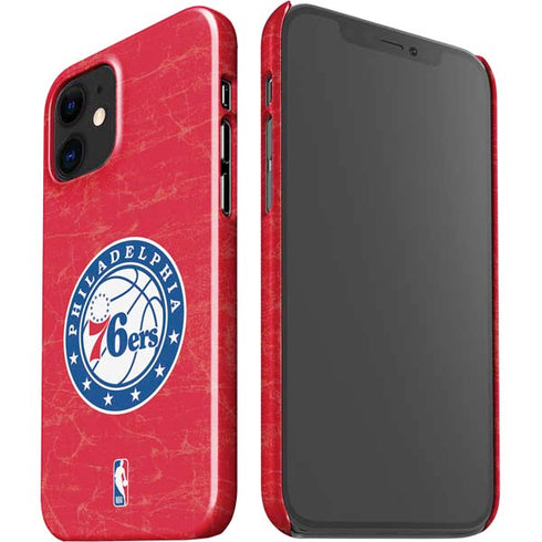 NBA Philadelphia 76ers Distressed iPhone 12 Mini Lite Case