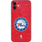 NBA Philadelphia 76ers Distressed iPhone 12 Mini Skin