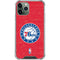NBA Philadelphia 76ers Distressed iPhone 12 Pro Clear Case