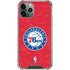 NBA Philadelphia 76ers Distressed iPhone 12 Pro Clear Case