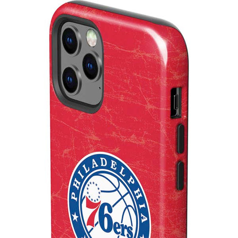 NBA Philadelphia 76ers Distressed iPhone 12 Pro Max Impact Case