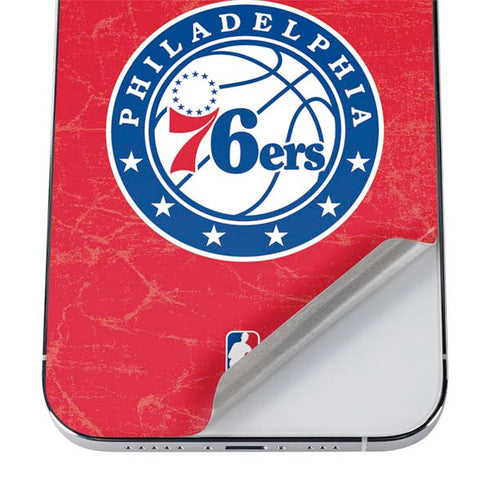 NBA Philadelphia 76ers Distressed iPhone 12 Pro Skin