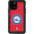 NBA Philadelphia 76ers Distressed iPhone 12 Pro Waterproof Case
