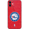 NBA Philadelphia 76ers Distressed iPhone 12 Skin