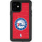 NBA Philadelphia 76ers Distressed iPhone 12 Waterproof Case