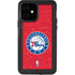 NBA Philadelphia 76ers Distressed iPhone 12 Waterproof Case