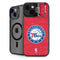 NBA Philadelphia 76ers Distressed iPhone 13 Kickstand Case