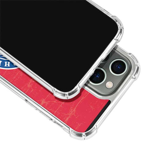 NBA Philadelphia 76ers Distressed iPhone 13 Pro Clear Case