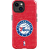 NBA Philadelphia 76ers Distressed iPhone 14 Plus Impact Case