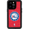 NBA Philadelphia 76ers Distressed iPhone 14 Pro Waterproof Case