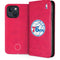NBA Philadelphia 76ers Distressed iPhone 15 Plus Folio Case