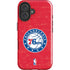 NBA Philadelphia 76ers Distressed iPhone 16 Impact Case