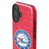 NBA Philadelphia 76ers Distressed iPhone 16 Impact Case