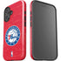 NBA Philadelphia 76ers Distressed iPhone 16 Plus Impact Case