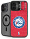 NBA Philadelphia 76ers Distressed iPhone 16 Plus Kickstand Case