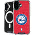 NBA Philadelphia 76ers Distressed iPhone 16 Plus MagSafe Case