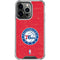 NBA Philadelphia 76ers Distressed iPhone 16 Pro Clear Case