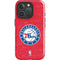 NBA Philadelphia 76ers Distressed iPhone 16 Pro Impact Case